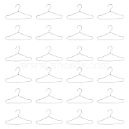 Iron Doll Clothes Hangers, for Dollhouse/Pet Accessories Pretending Prop Decorations, Platinum, 48.5x84x3.5mm(DIY-WH0430-095)