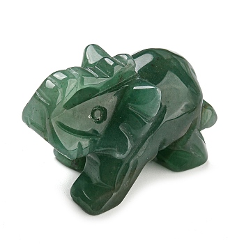 Natural Green Aventurine Elephant Decorations, Home Decorations, 40x30mm