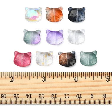 50Pcs 10 Colors Glass Beads(GLAA-FS0001-26)-6