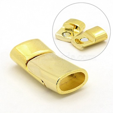 Rectangle Shaped Alloy Magnetic Clasps for Necklace Making(PALLOY-M012-01)-3