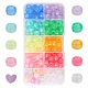 200pcs 10 couleurs perles en plastique transparentes et lumineuses(KY-YW0001-50)-1