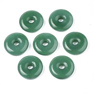 Imitation Jade Glass Beads, Peace Buckle, Sea Green, 19x4.5mm, Hole: 4mm(GLAA-S054-34B-A01)