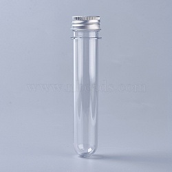 Clear Tube Plastic Bead Containers, with Lid, Clear, 14x3.15cm, Capacity: 45ml(1.52 fl. oz)(X-CON-WH0039-02-140mm)