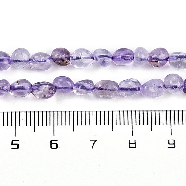 Natural Amethyst Beads Strands(G-P497-01B-21)-5