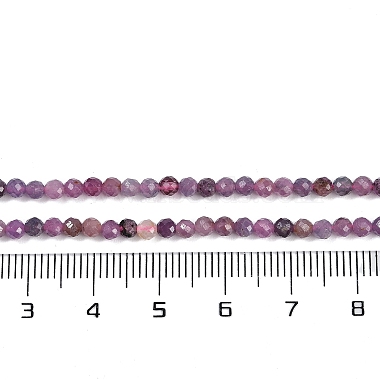 brins de perles de rubis naturels(G-H081-B01-01)-5