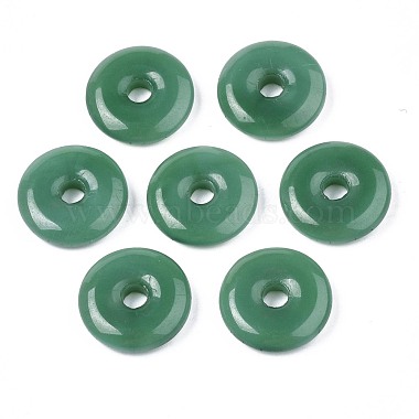 Sea Green Disc Glass Beads