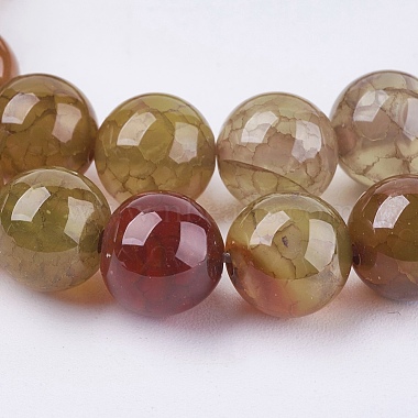 Natural Agate Round Beads Strand(G-L087-8mm-06)-3