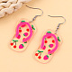 Acrylic Dangle Earrings(FS-WGF1684-03)-1