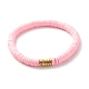 Synthetic Hematite & Polymer Clay Heishi Beads Stretch Bracelets Set(BJEW-JB07380)-7