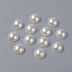 Half Round Domed Imitated Pearl Acrylic Cabochons(OACR-H001-9)-1
