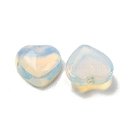 Opalite Cabochons, Heart, 8x8x3.5mm(G-H309-01-11)