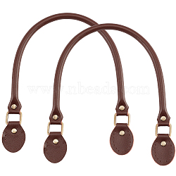 Leather Bag Straps, with Iron Findings, Camel, 50.5x1x1.4cm(FIND-WH0152-077A)