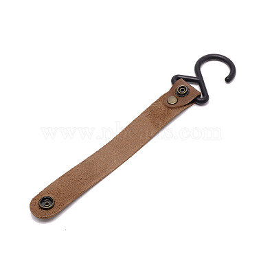 PU Leather with Plastic Carabiners Hanger Buckle Hook(AJEW-WH0240-78C)-2