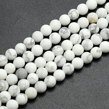 10mm Round Howlite Beads