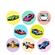 Round Paper Racing Cartoon Sticker Rolls(PW-WG20925-01)-3