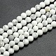 Frosted Howlite Round Bead Strands(G-M064-10mm-12)-1