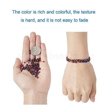 5 Strands 5 Colors Electroplate Glass Beads Strands(EGLA-FW0001-02)-4