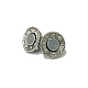 Alloy Rhinestone Magnetic Clasps with Loops(BSAHH050)-3