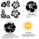 4 Sheets PET Reflective Sticker Car Decoration(DIY-GF0003-98D)-4