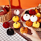 18Pcs 6 Colors Mini Velvet Imitation Pumpkin Display Decoration(AJEW-NB0005-41)-3