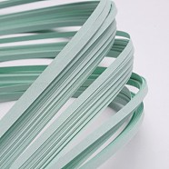 Quilling Paper Strips, Pale Turquoise, 390x3mm, about 120strips/bag(X-DIY-J001-3mm-B11)