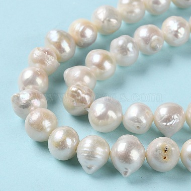 Brins de perles de keshi naturelles(PEAR-E018-17)-4