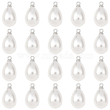 20Pcs ABS Plastic Imitation Pearl Pendants(FIND-YW0009-34)-1