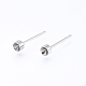 Non-Tarnish 304 Stainless Steel Stud Earring Settings(STAS-I088-H-06P)-1