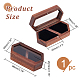 2-Slot Wooden Couple Rings Storage Boxes(CON-WH0087-42C)-2