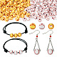 Biyun 200pcs 2 couleurs perles rondes acryliques opaques(SACR-BY0001-02)-1