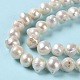 Brins de perles de keshi naturelles(PEAR-E018-17)-4