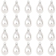 20Pcs ABS Plastic Imitation Pearl Pendants(FIND-YW0009-34)-1