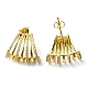 Crystal Rhinestone Claw Stud Earrings(EJEW-D055-05G)-1
