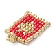 Handmade Loom Pattern Seed Beads(PALLOY-MZ00159)-4
