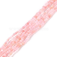 Natural Pink Opal Beads Strands, Round, Grade AAA, 2mm, Hole: 0.5mm, about 203pcs/strand, 15.67''(39.8cm)(G-K315-C01-A)