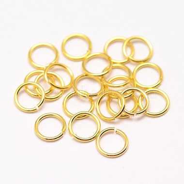 Real 18K Gold Plated Ring Brass Open Jump Rings