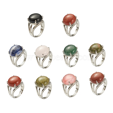 Mixed Color Mixed Stone Finger Rings