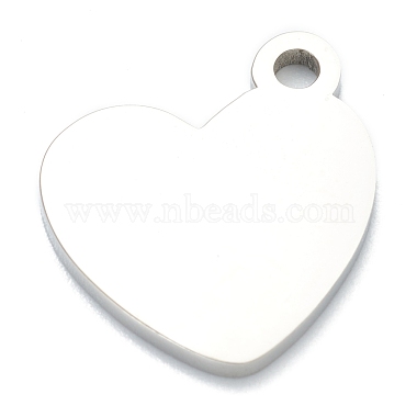 Stainless Steel Color Heart 304 Stainless Steel Pendants