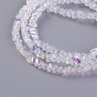 Chapelets de perles en verre galvanoplastique(EGLA-E057-01A-05)-3