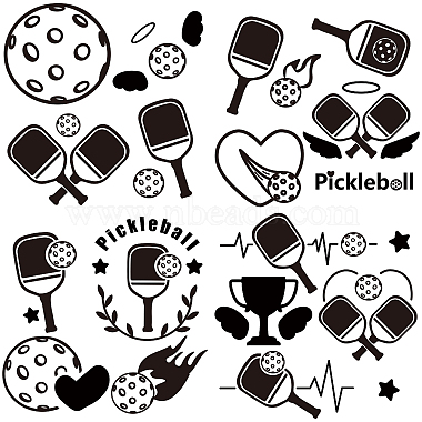 Black PET Stickers