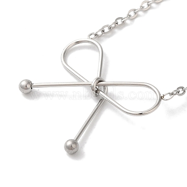 Bowknot 304 Stainless Steel Necklaces