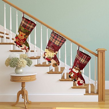 3Pcs 3 Style Christmas Socks Gift Bags(HJEW-SZ0001-10)-7