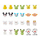 24Pcs 12 Style Handmade Bumpy Lampwork Beads Strands(LAMP-KS0001-03)-2