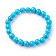 Synthetic Turquoise Beads Stretch Bracelets(BJEW-F380-01-B03)-1