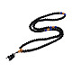 3-loop wrap estilo budista joyas(BJEW-S140-15A)-2