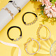 2 Sets 2 Style Rubber Band Hair Ties(OHAR-GO0001-03)-7