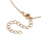 Ожерелье с кулоном мама из натуральных ракушек с золотыми латунными цепочками на день матери(NJEW-JN04151-01)-6