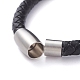 Unisex Leather Cord Bracelets(BJEW-JB04852-01)-3