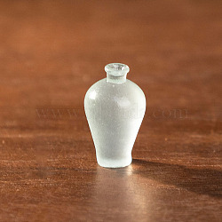 Resin Porcelain Vase Miniature  Ornaments, Micro Landscape Garden Dollhouse Accessories Pretending Prop Decorations, Bottle, 19.5x11.5x11.5mm(AJEW-Q009-01A)