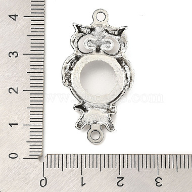 Tibetan Style Alloy Cabochon Connector Settings(FIND-E041-15AS)-3